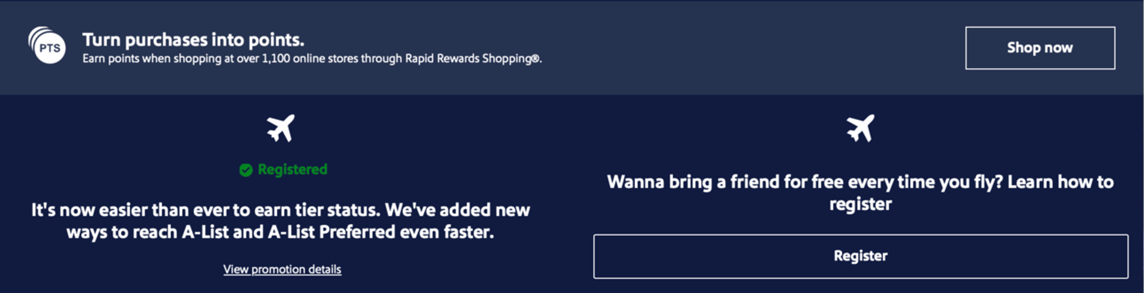 Southwest Companion Pass promo