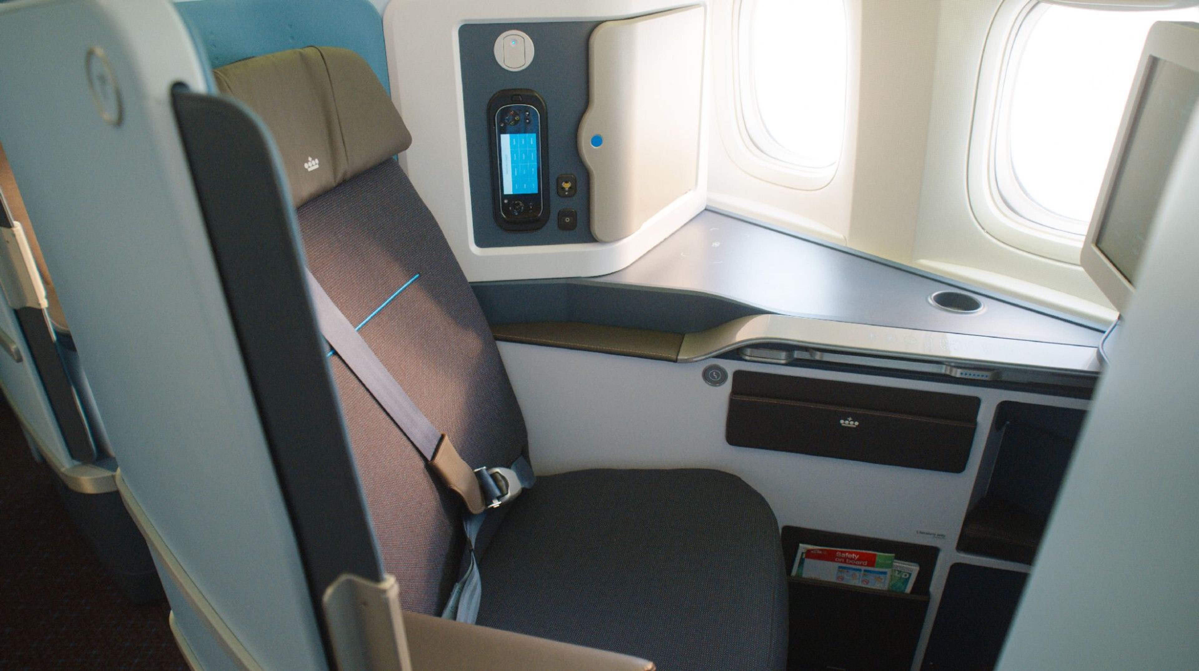 KLM business-class suites