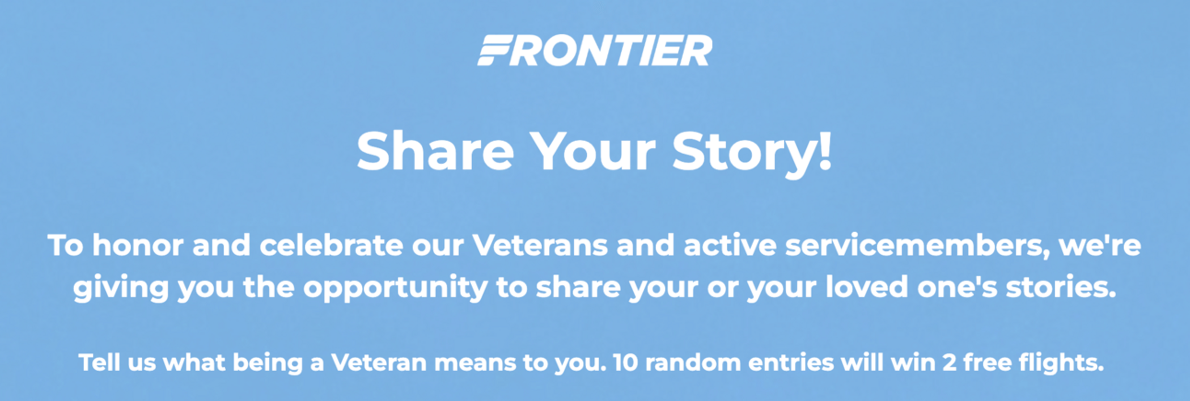 Veterans Giveaway
