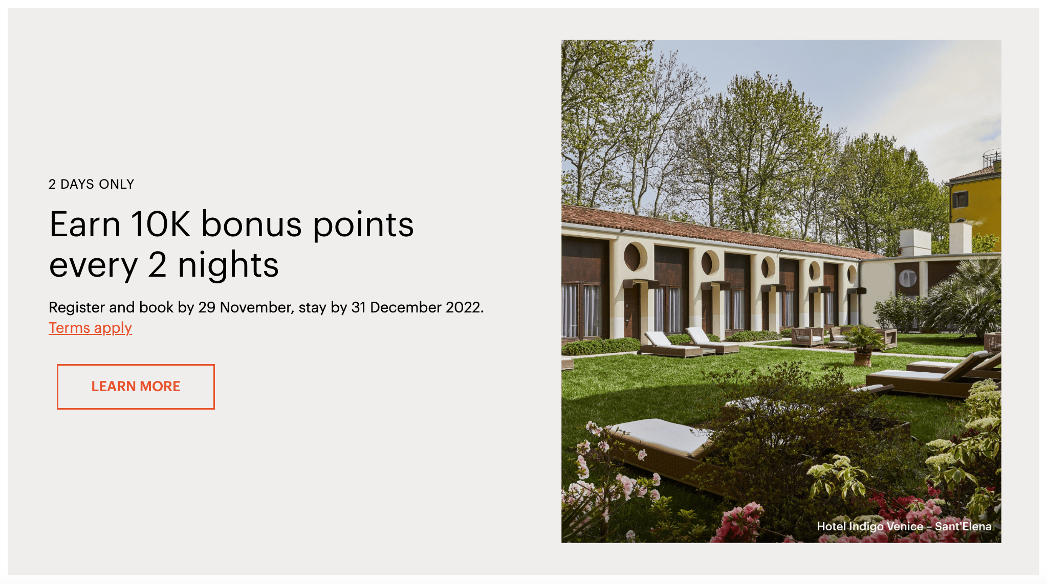 IHG 10k points promo