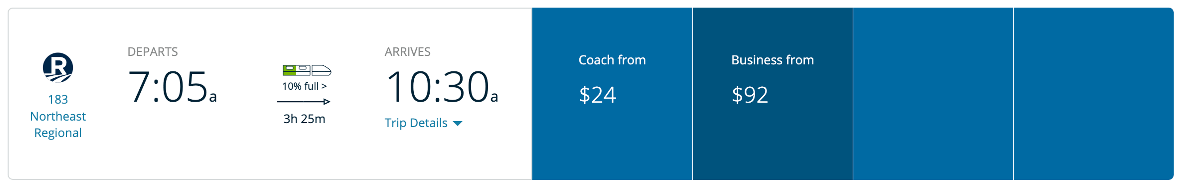 Amtrak promo