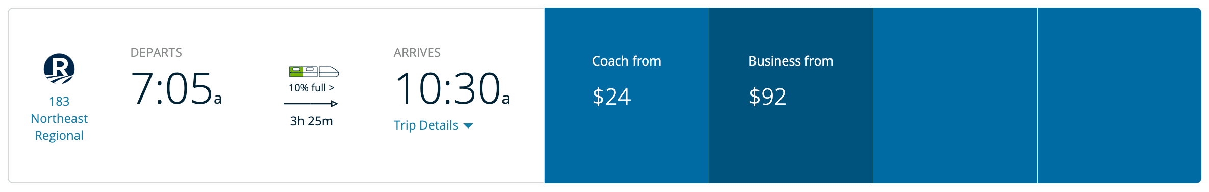 Amtrak promo