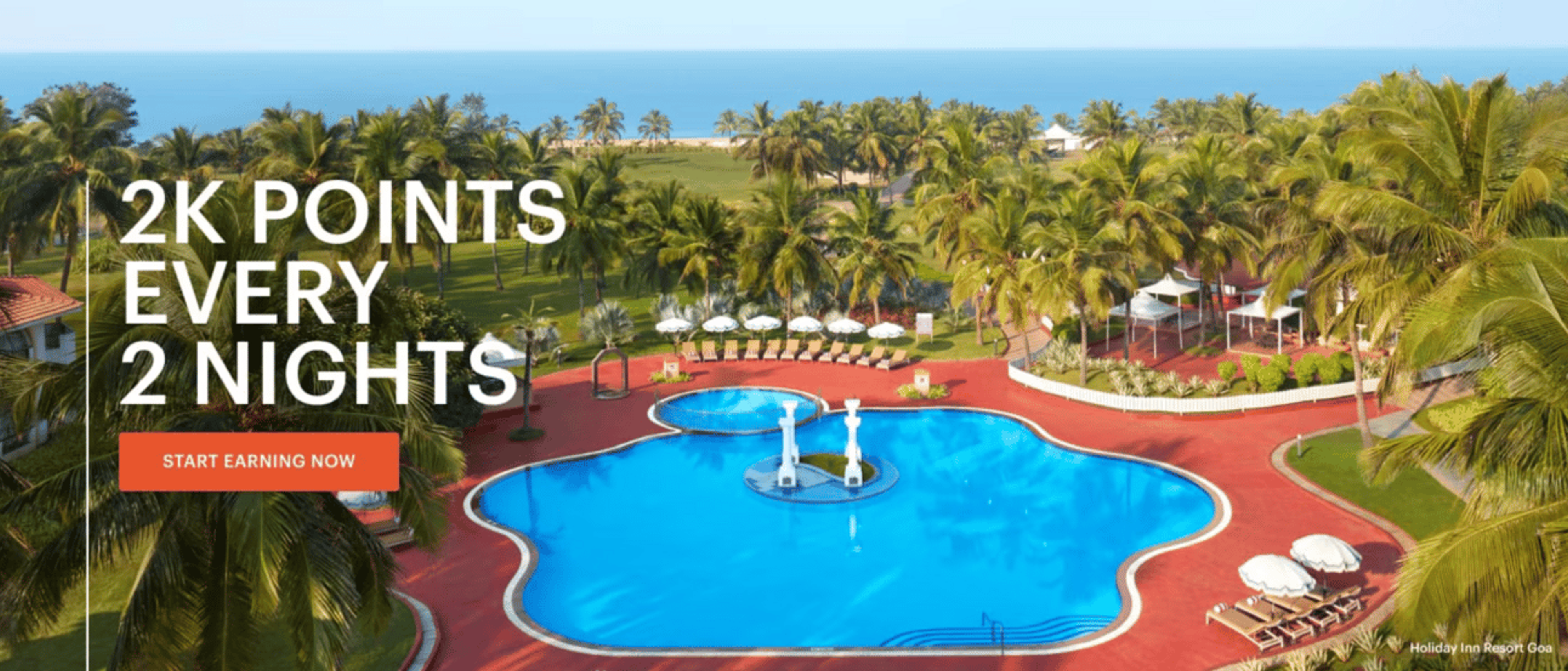 IHG's newest promotion banner (2k points every 2 nights)