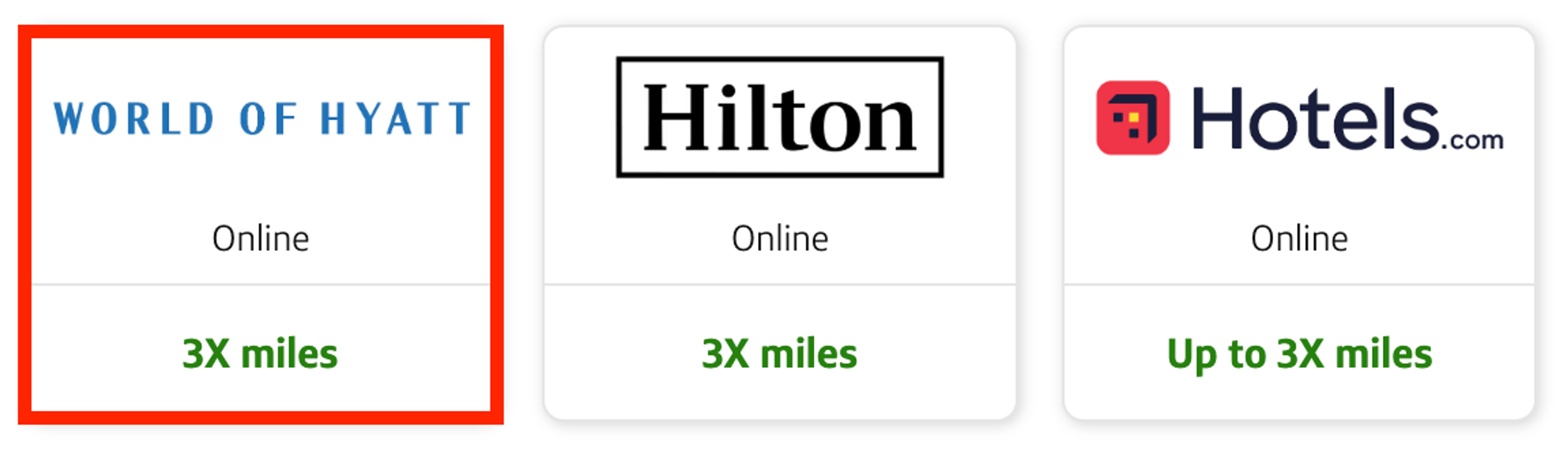 3x Capital One miles on Hyatt