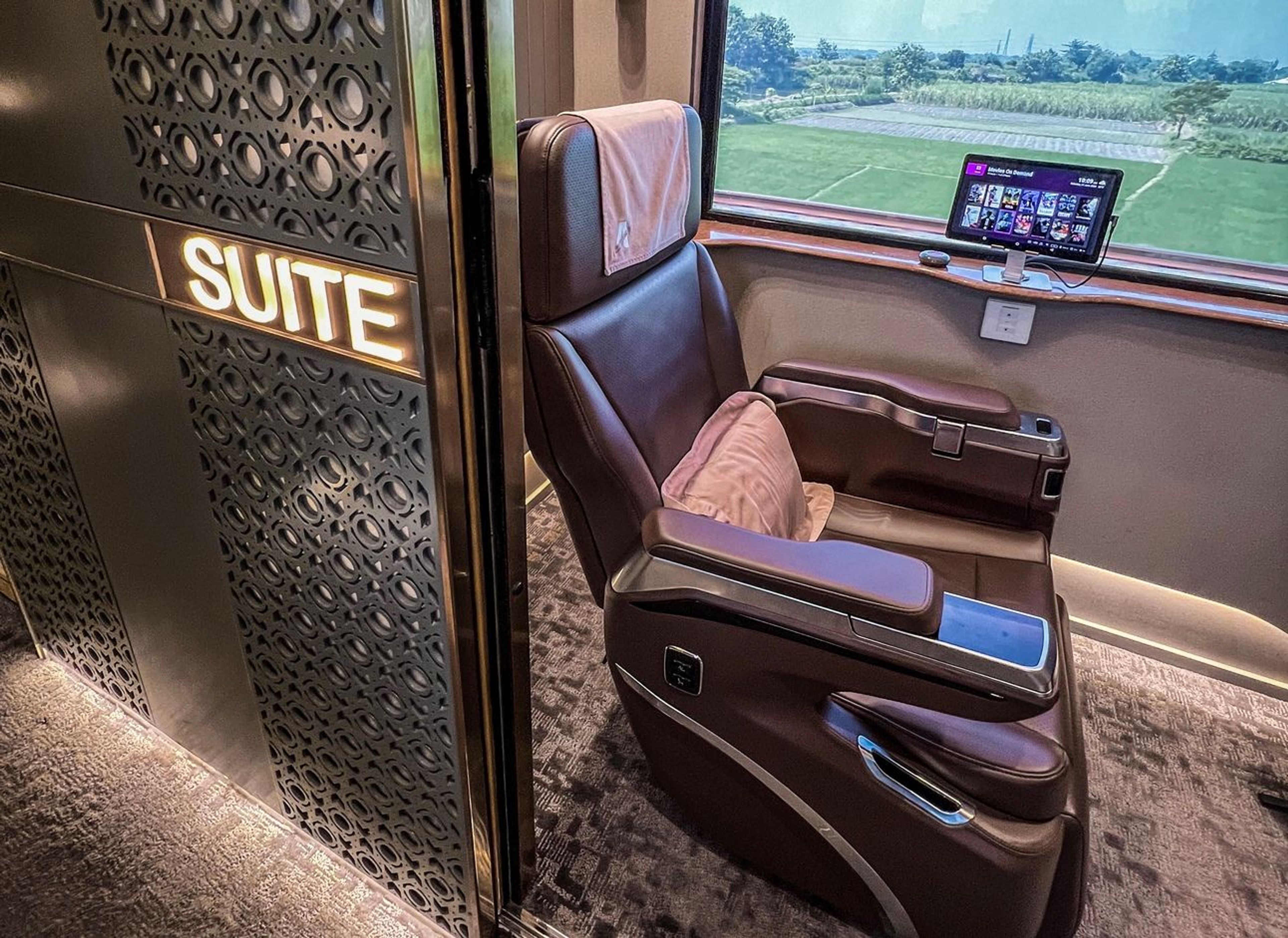 Mike's luxury-ass train