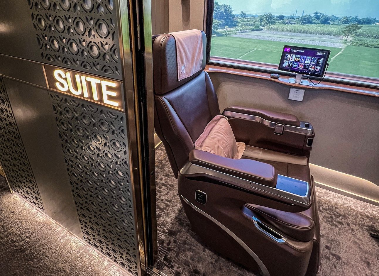 Mike's luxury-ass train