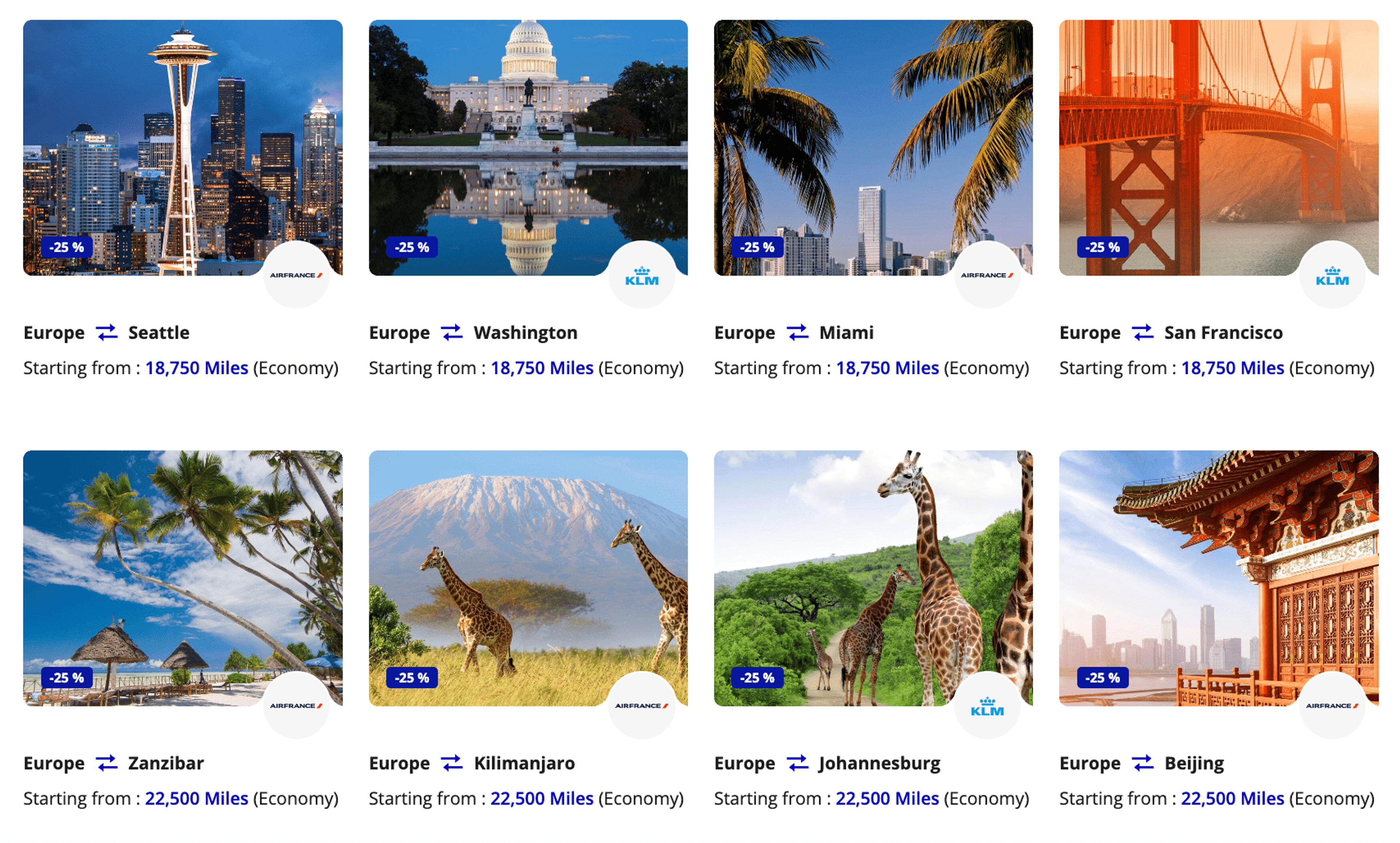 Flying Blue August Promo Rewards
