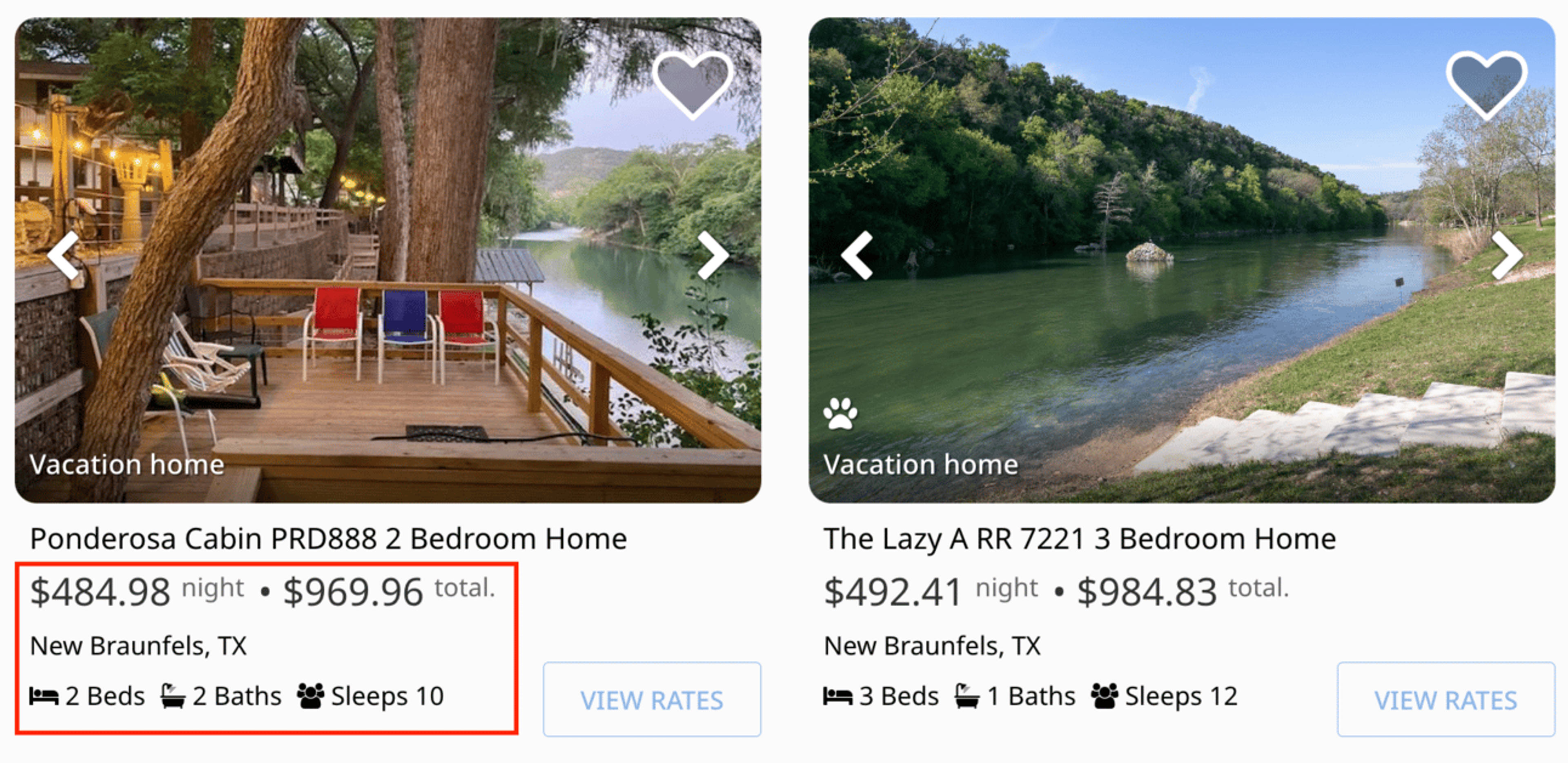 Sample vacation rental in Austin, Texas