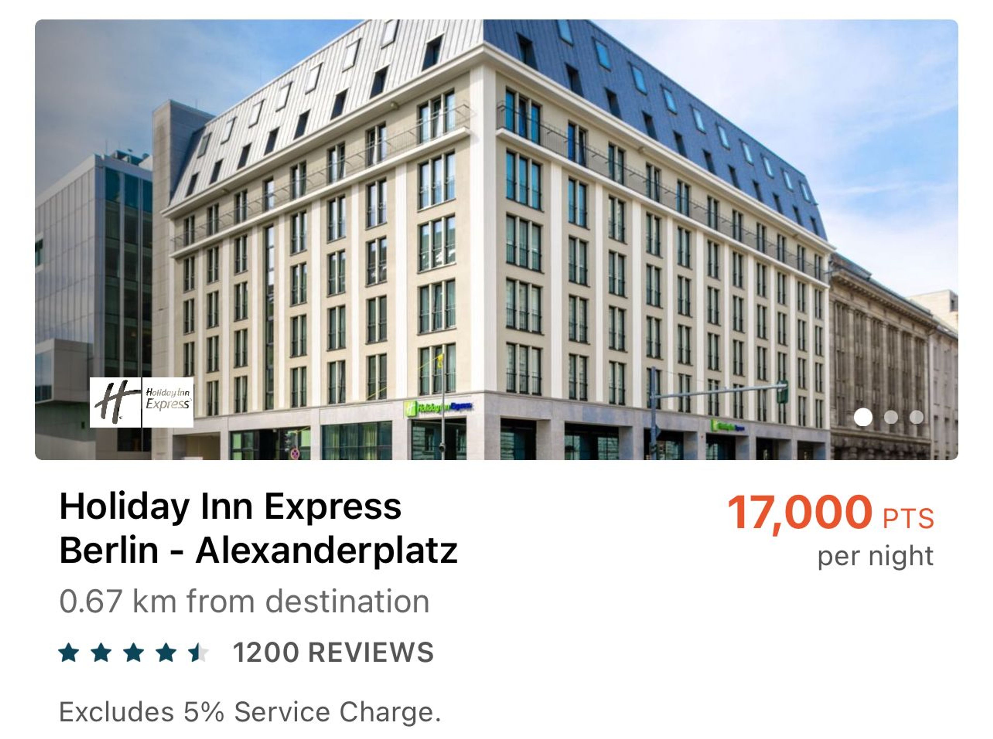 Photo of the outside of a hotel in Berlin