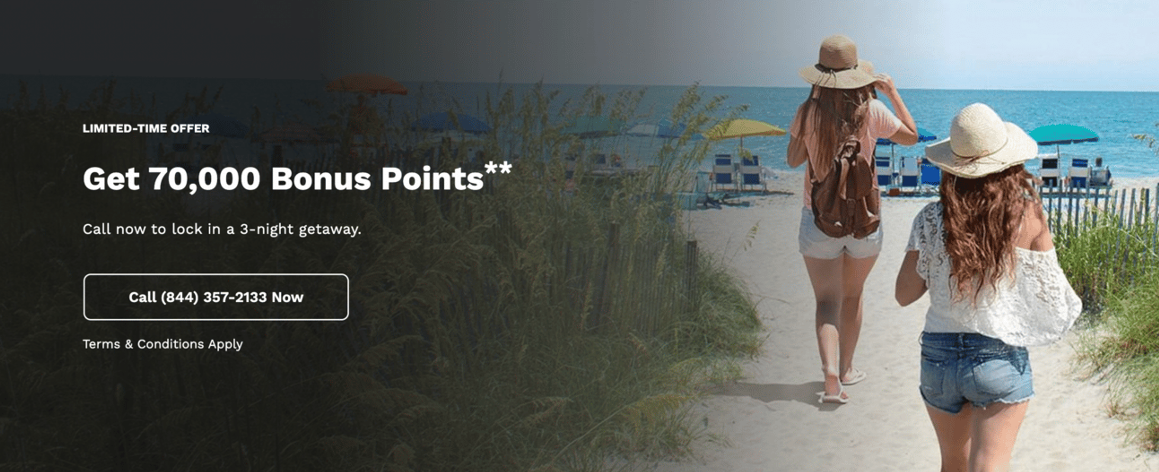 Earn 70,000 bonus Choice points from a timeshare stay