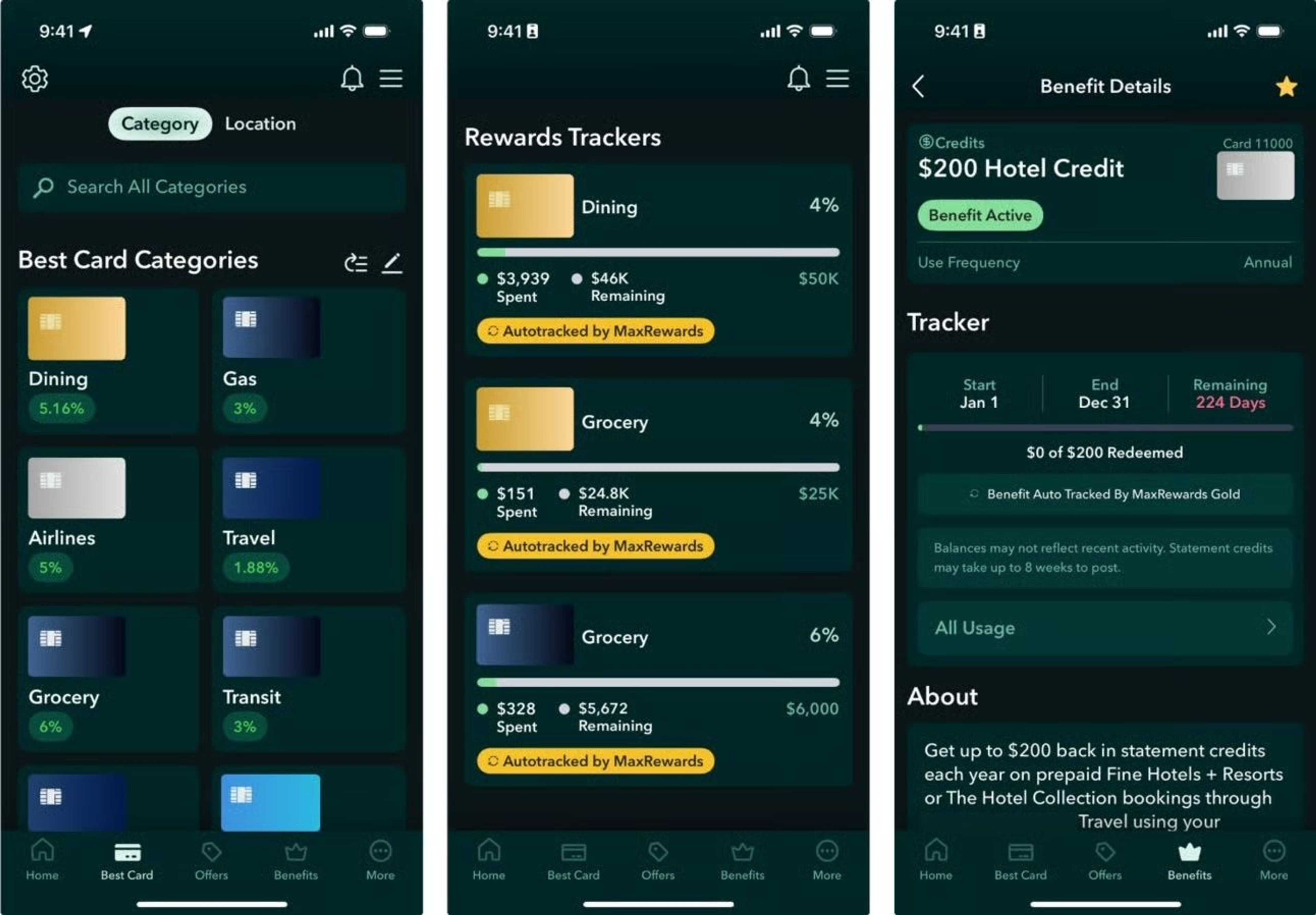 MaxRewards App Screenshots