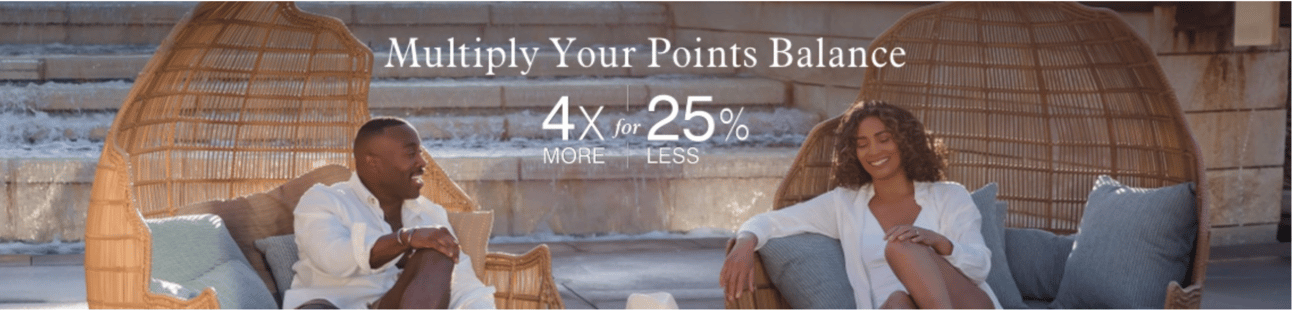 Banner image from Marriott's new Points Multiplier