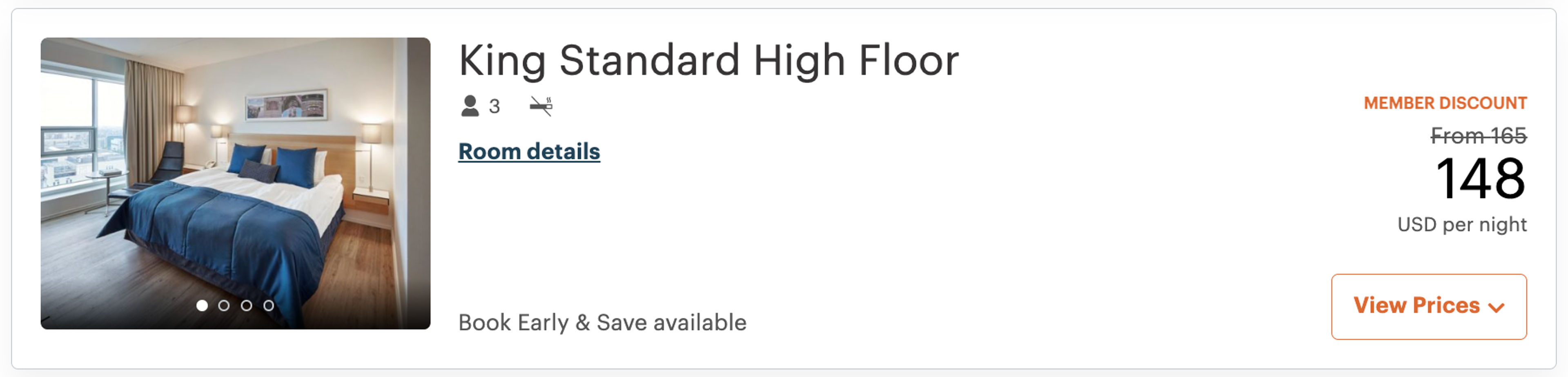 Sample IHG booking