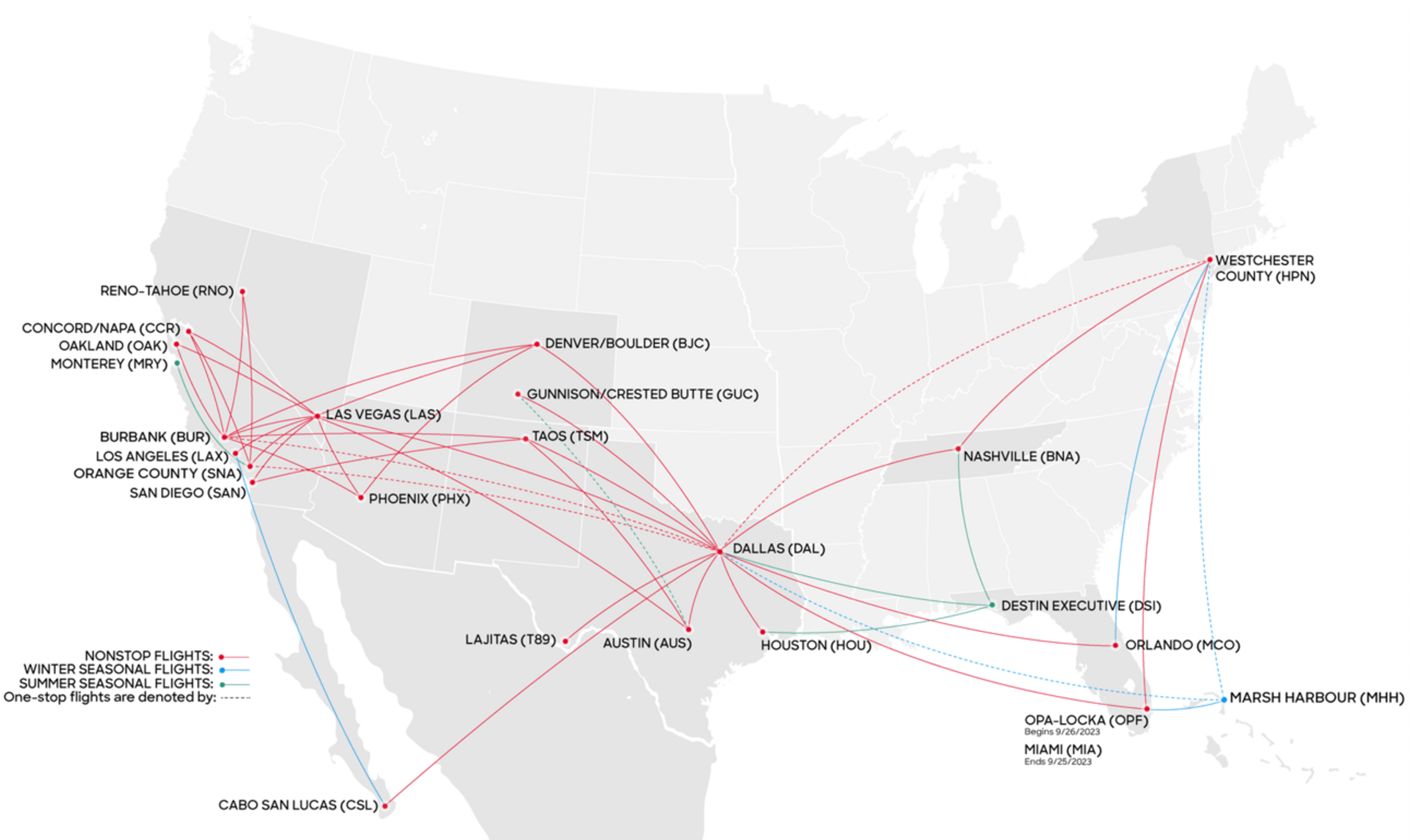 Plus, a new route to the Bahamas starts in December!