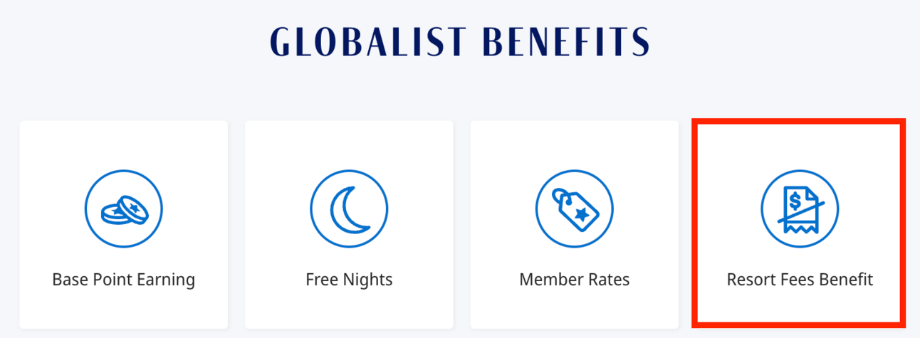 Sample of some Hyatt Globalist benefits