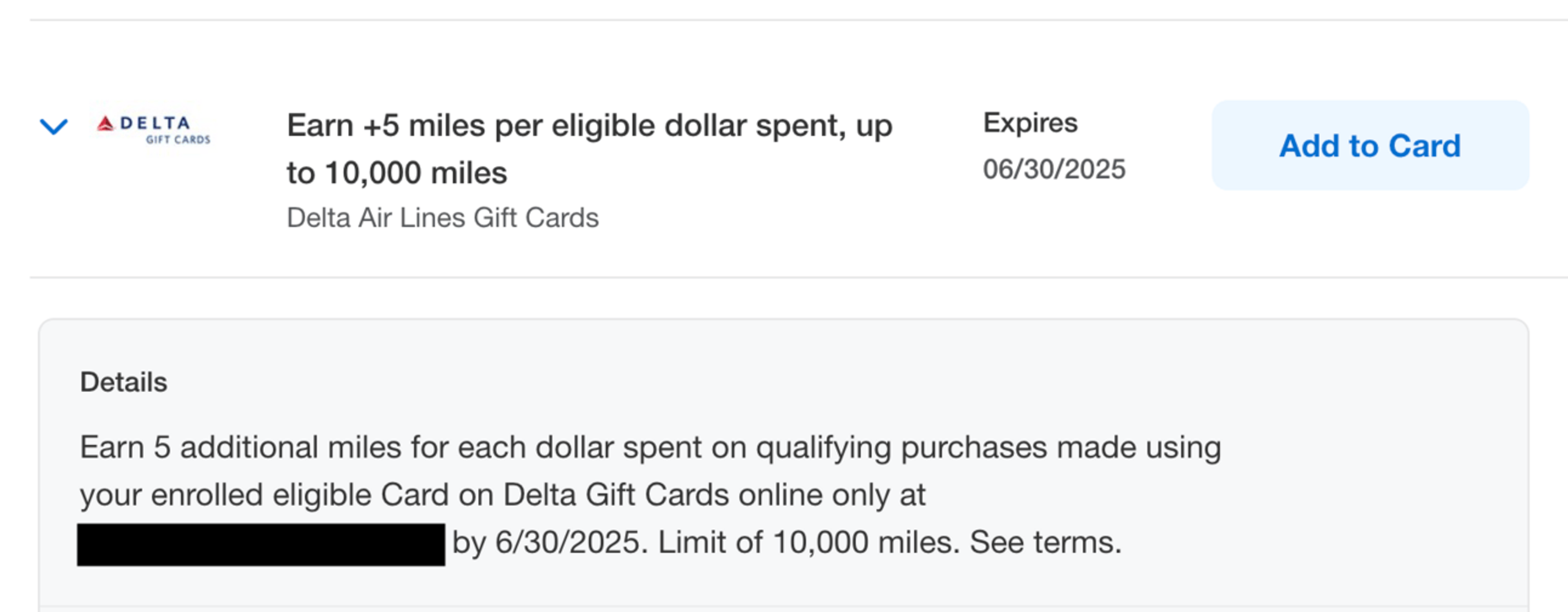 Earn 10,000 bonus Delta miles from this merchant offer