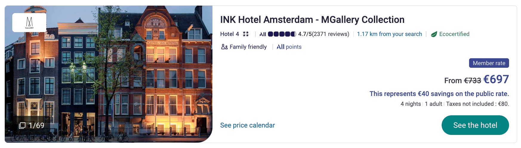 INK hotel Amsterdam
