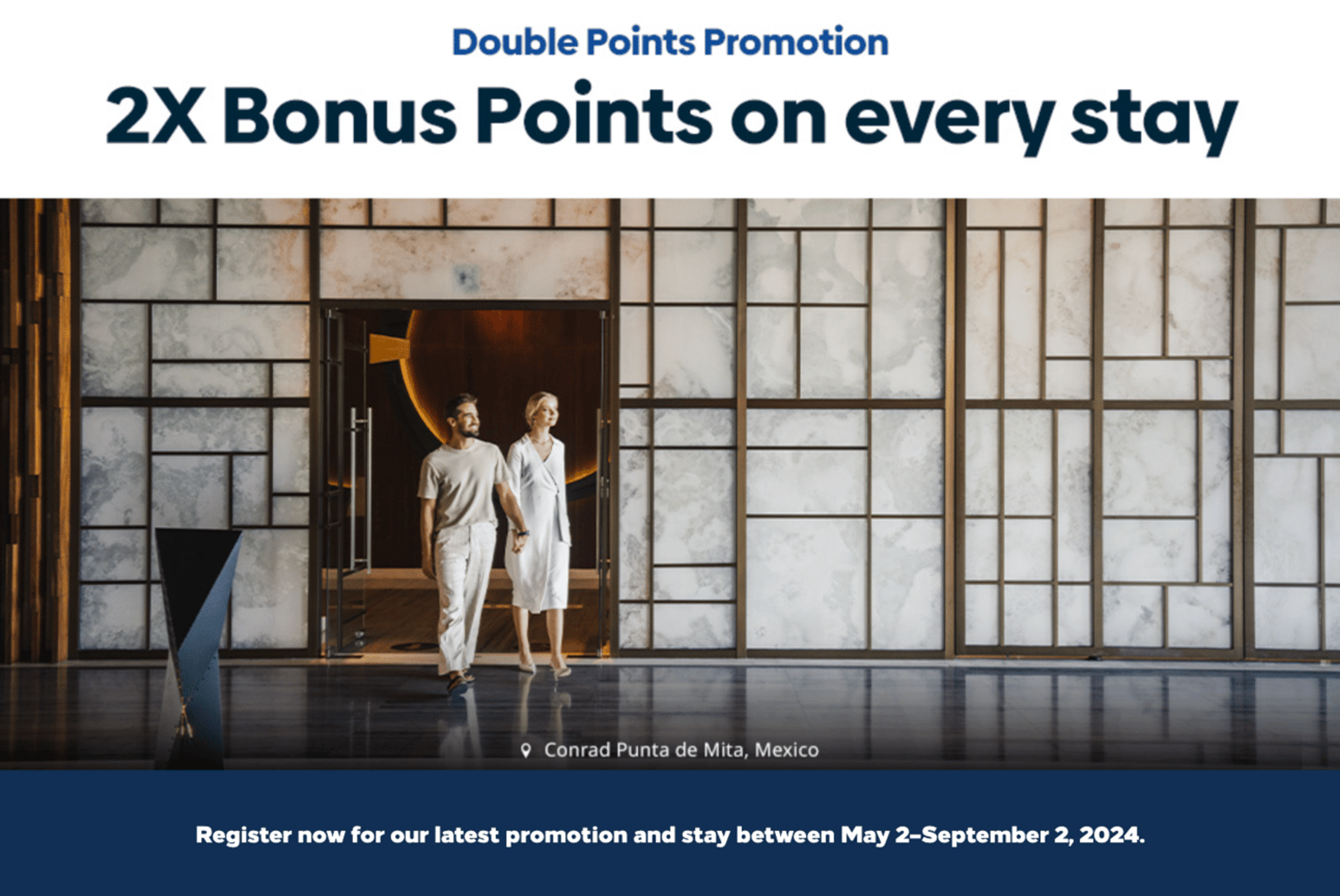Hilton global promotion