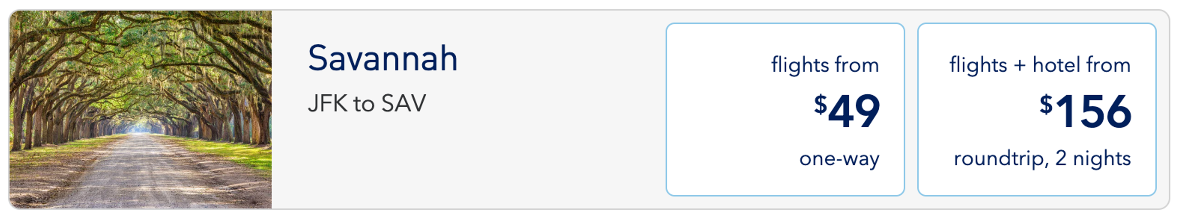JetBlue sample booking