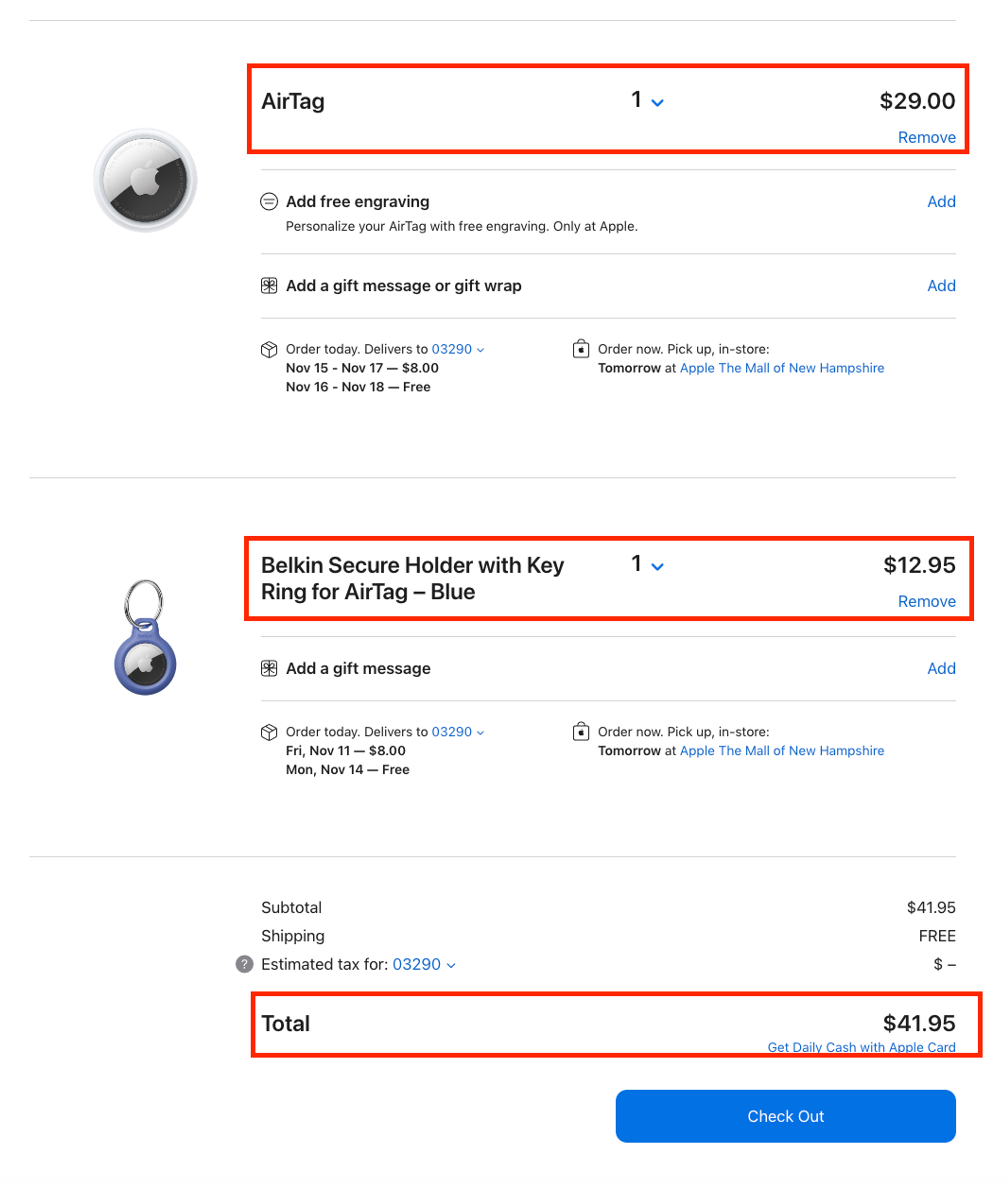 Apple purchase through Rakuten