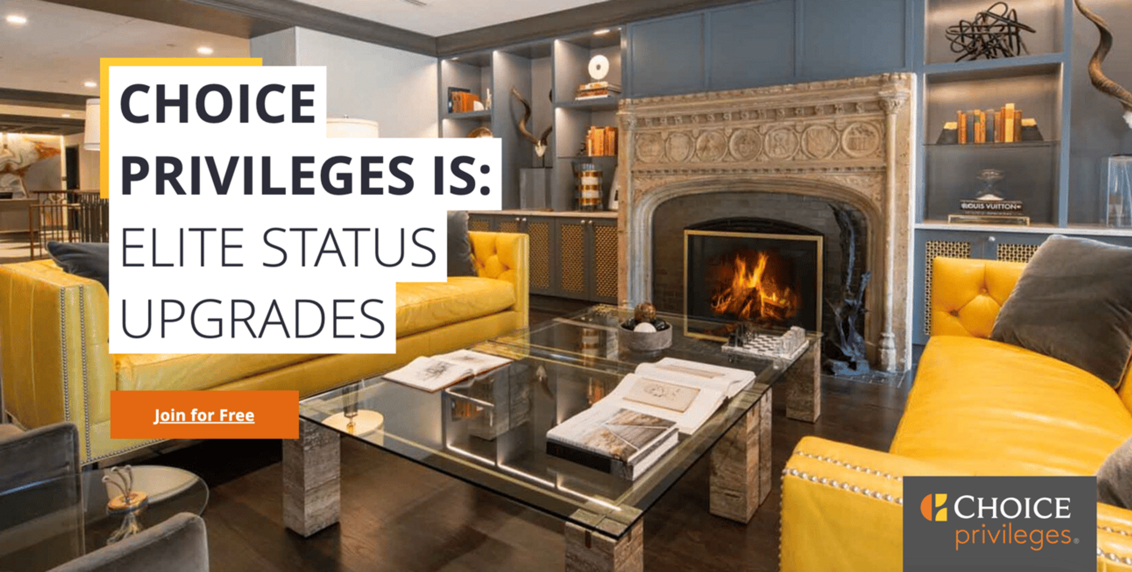 Screenshot of Choice Privileges elite status upgrade page