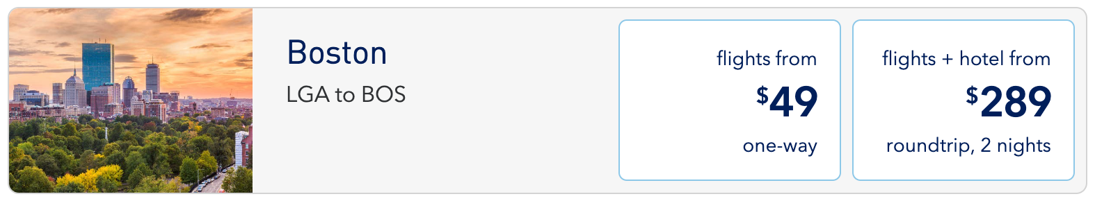 JetBlue flash sale