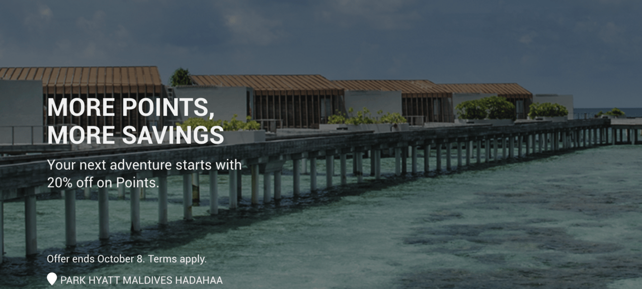 Buy Hyatt Points with a 20% discount