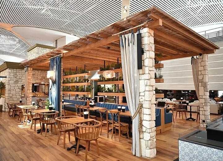 Turkish Airlines business-class lounge