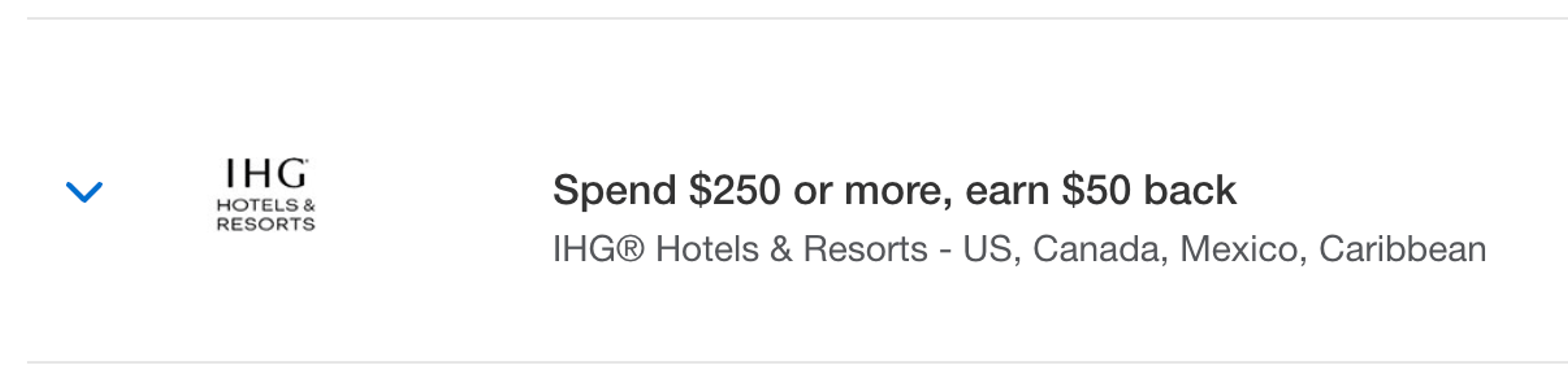 IHG merchant offer