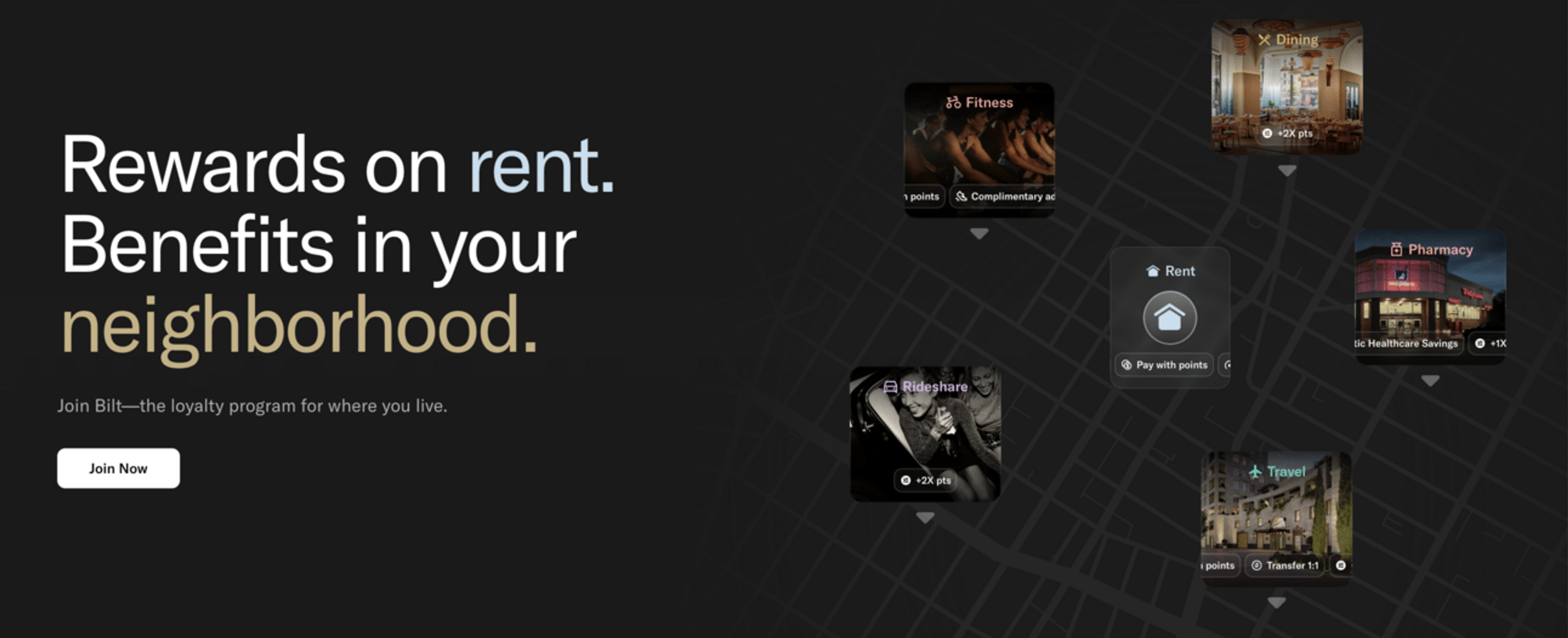 Bilt Rewards homepage