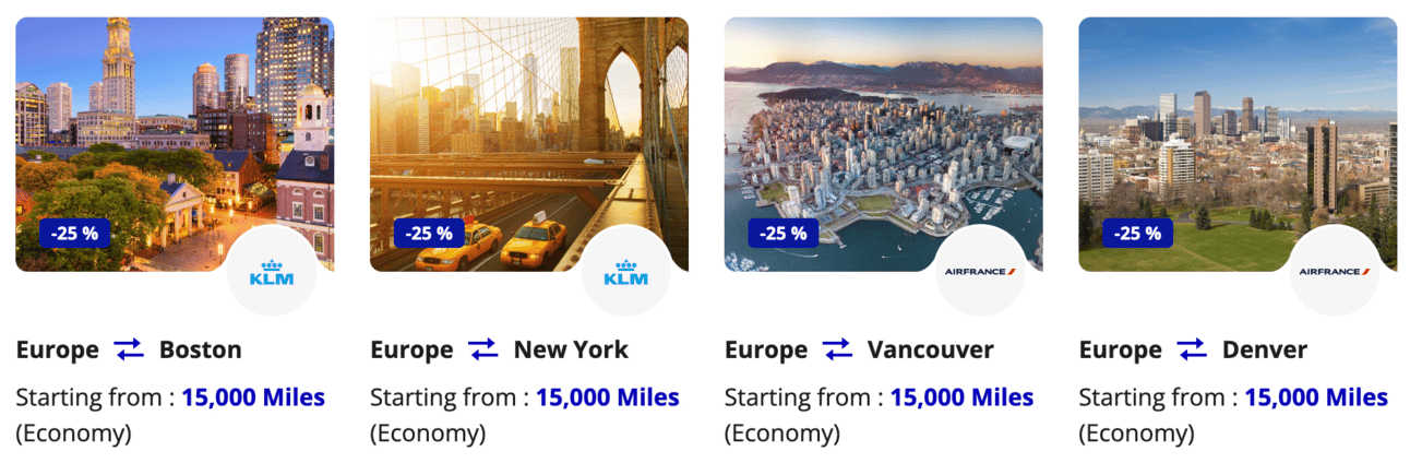 Flying blue monthly promos