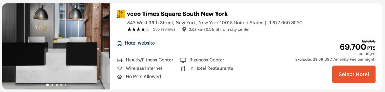 Voco Hotel New York city