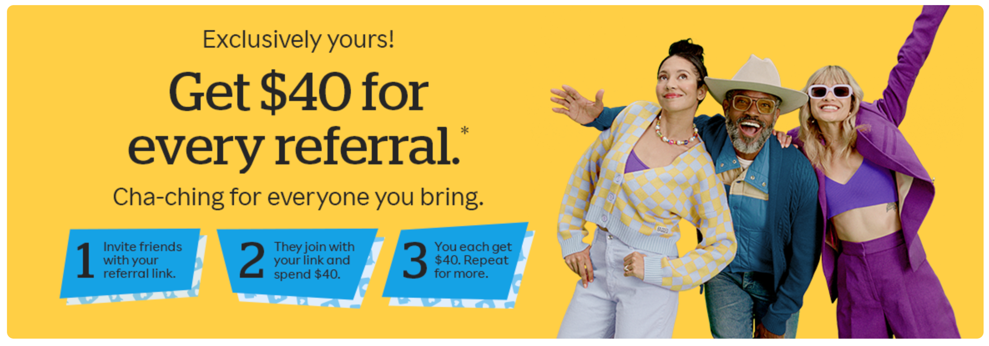Spend $40, get $40