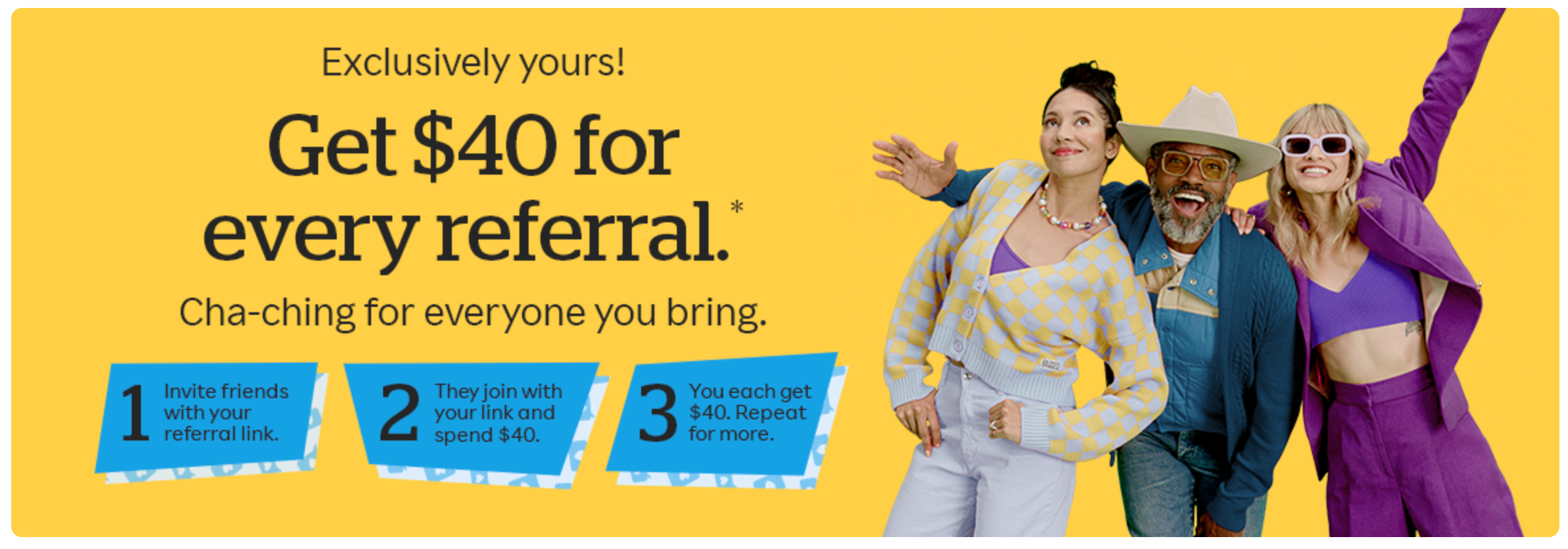 Spend $40, get $40