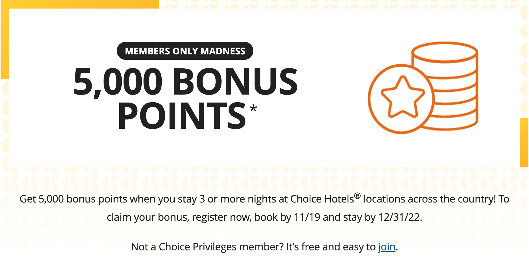 Choice privileges promo