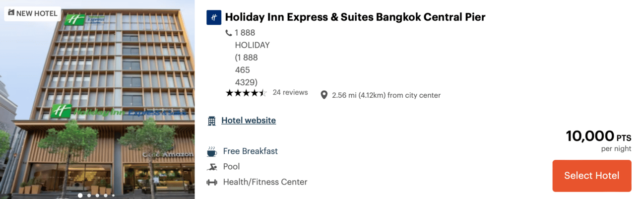 Hotel booking in Bangkok
