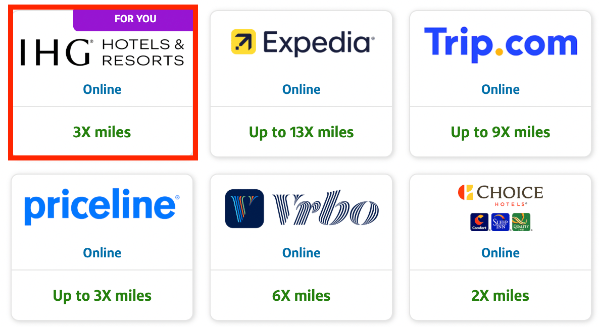 Capital One Offer for 3x miles at IHG