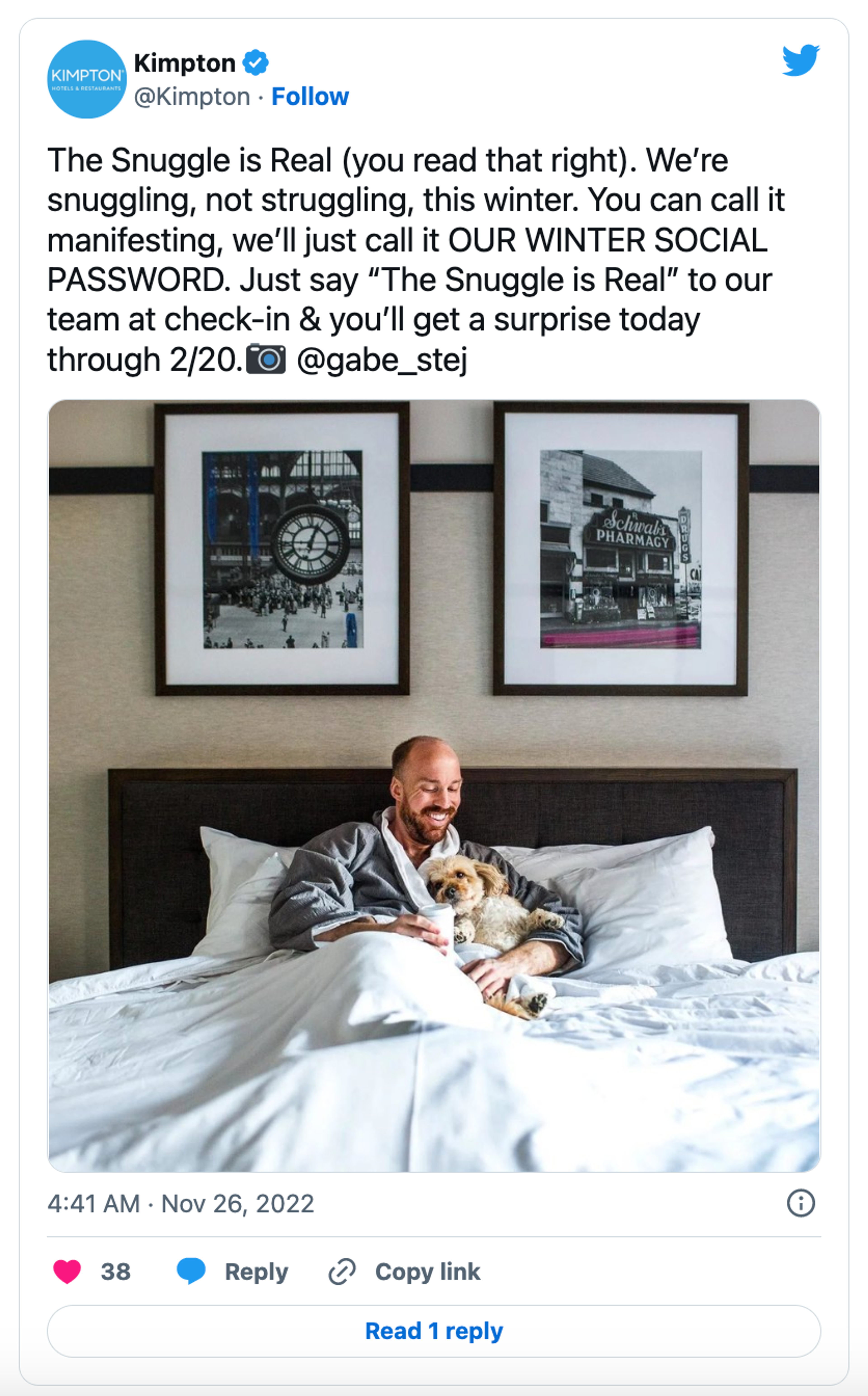 Kimpton secret password