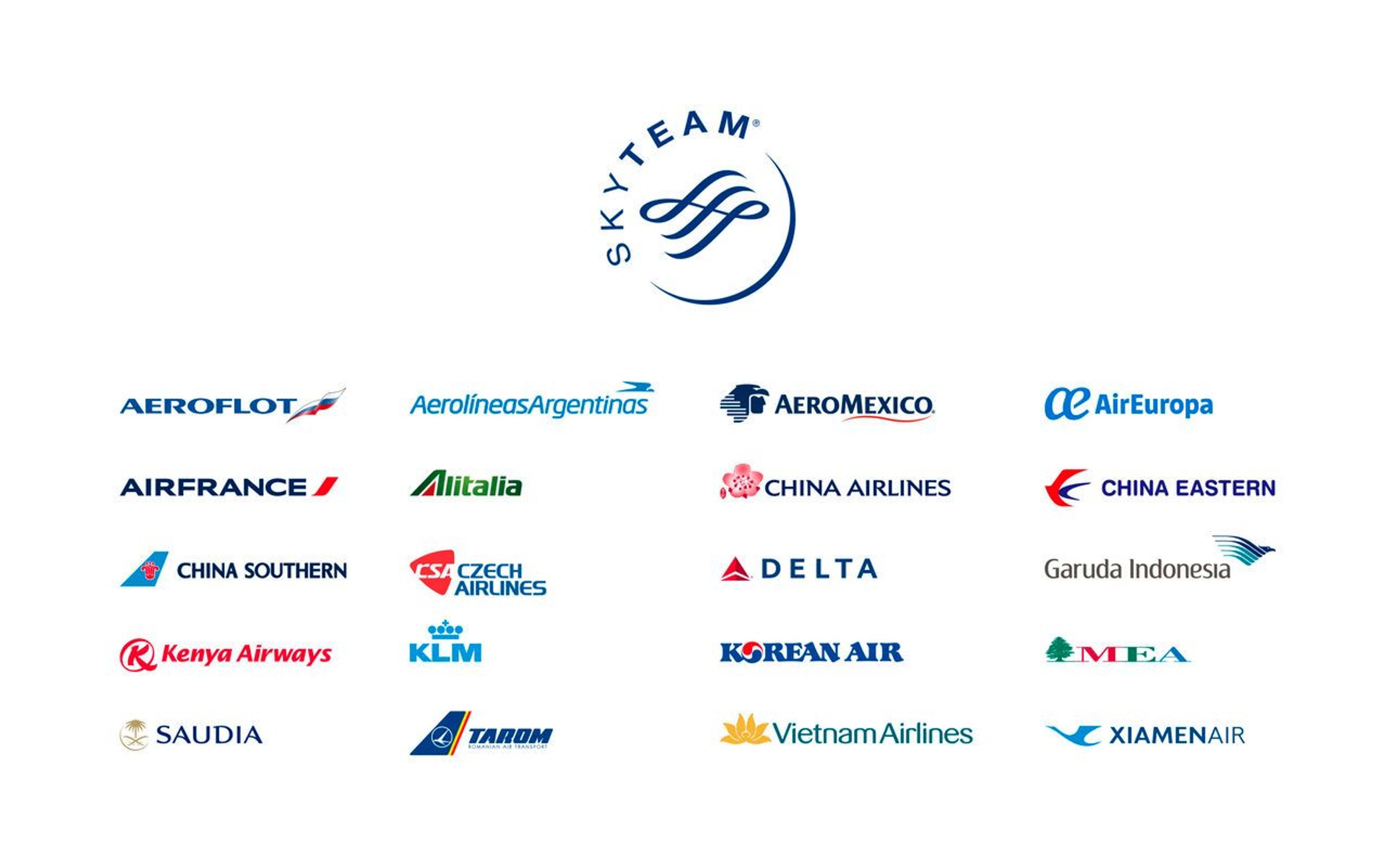 List of SkyTeam Airlines