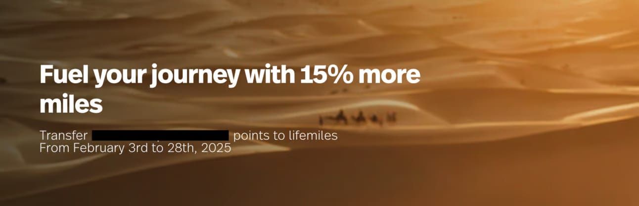 Avianca Lifemiles transfer bonus