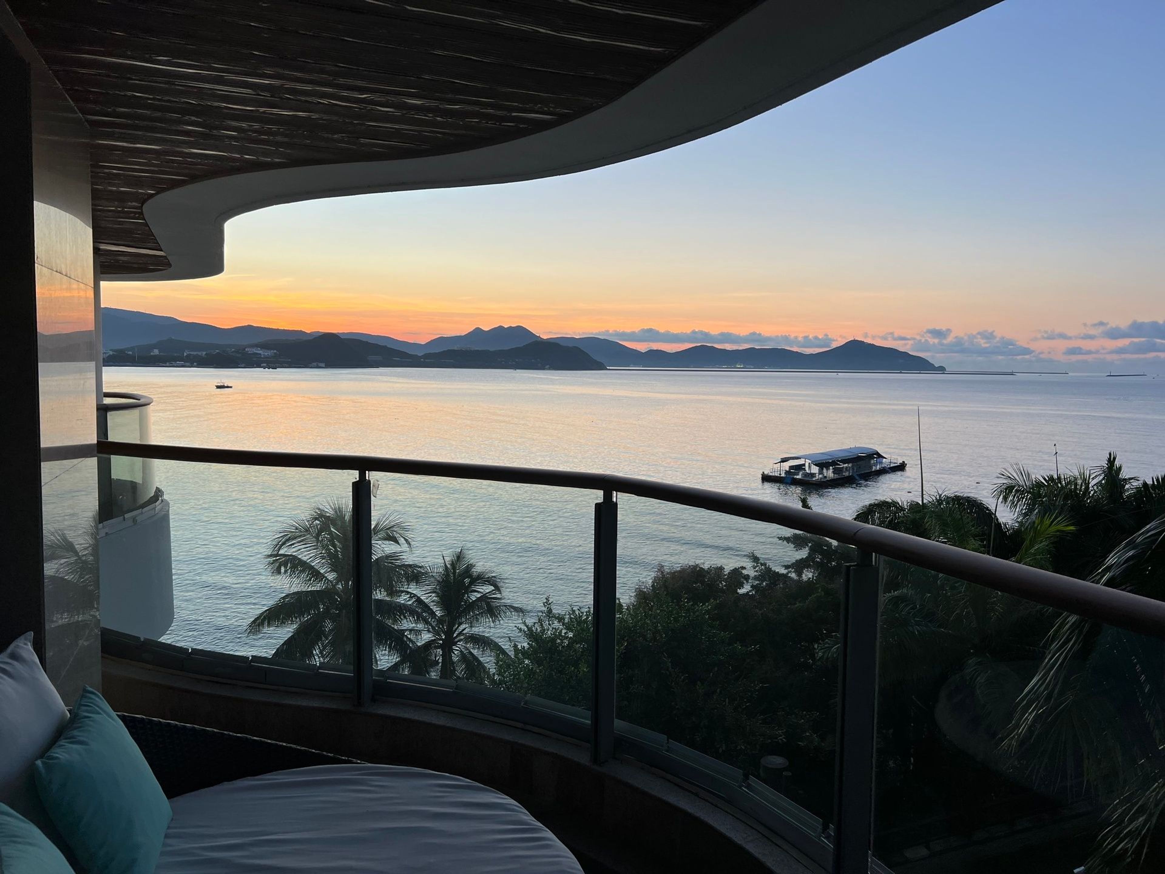 Photo of my balcony view in Hainan