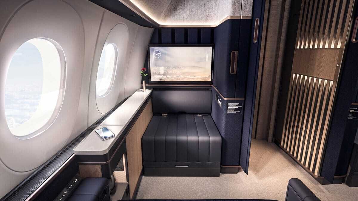 Lufthansa's upcoming new first-class seats