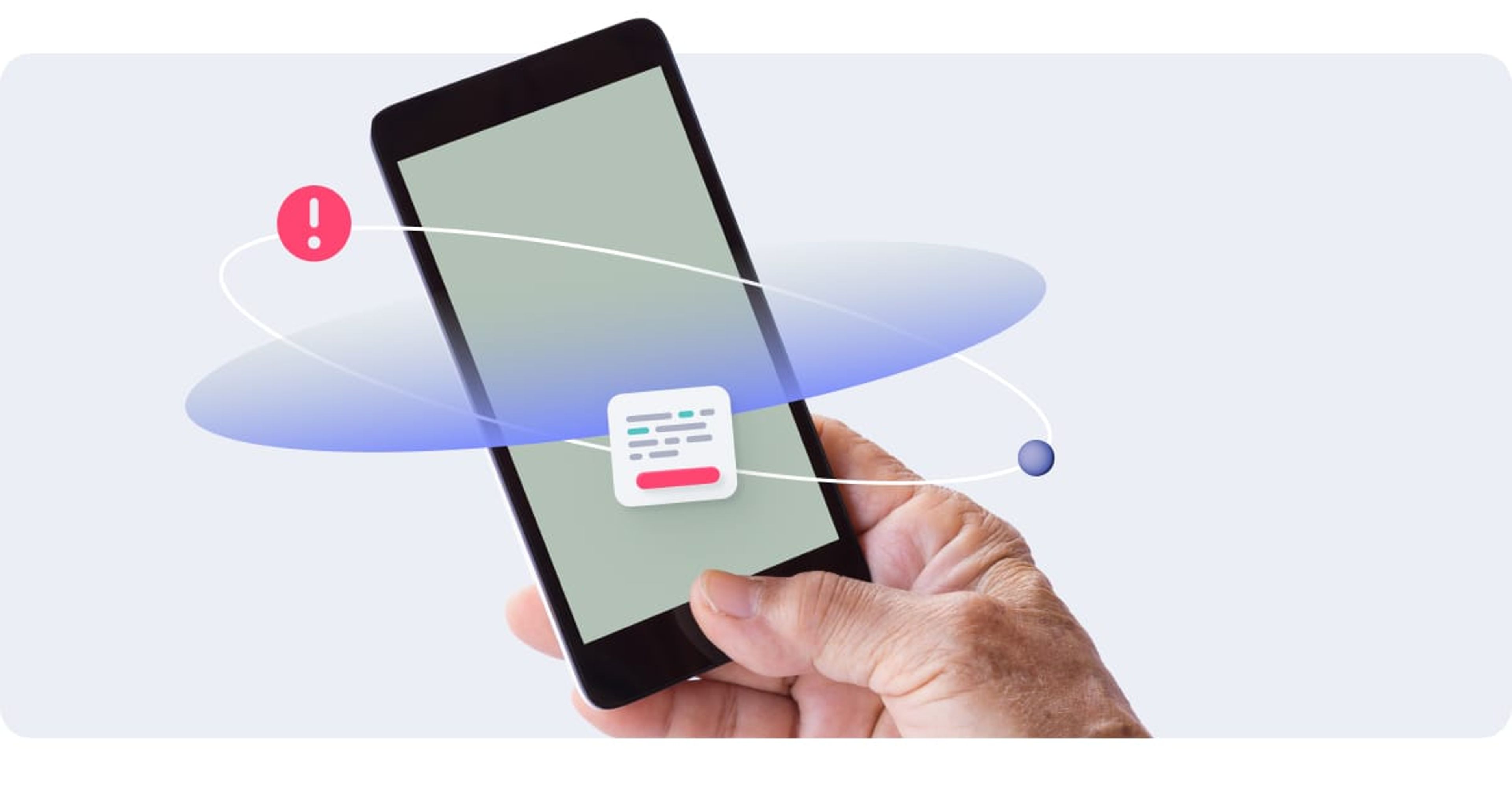 Stock image of a phone