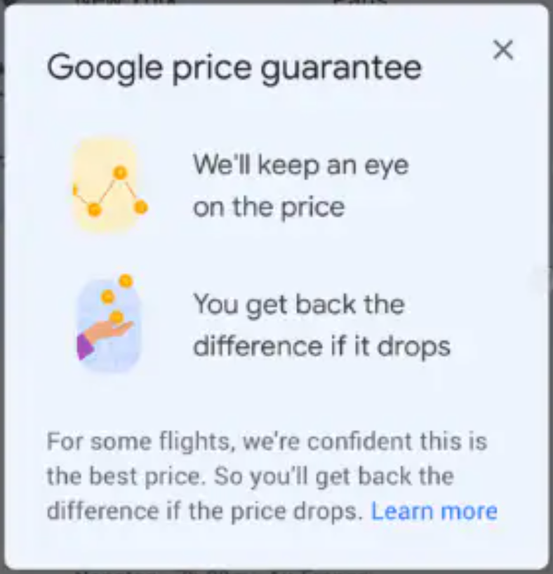 Google price guarantee