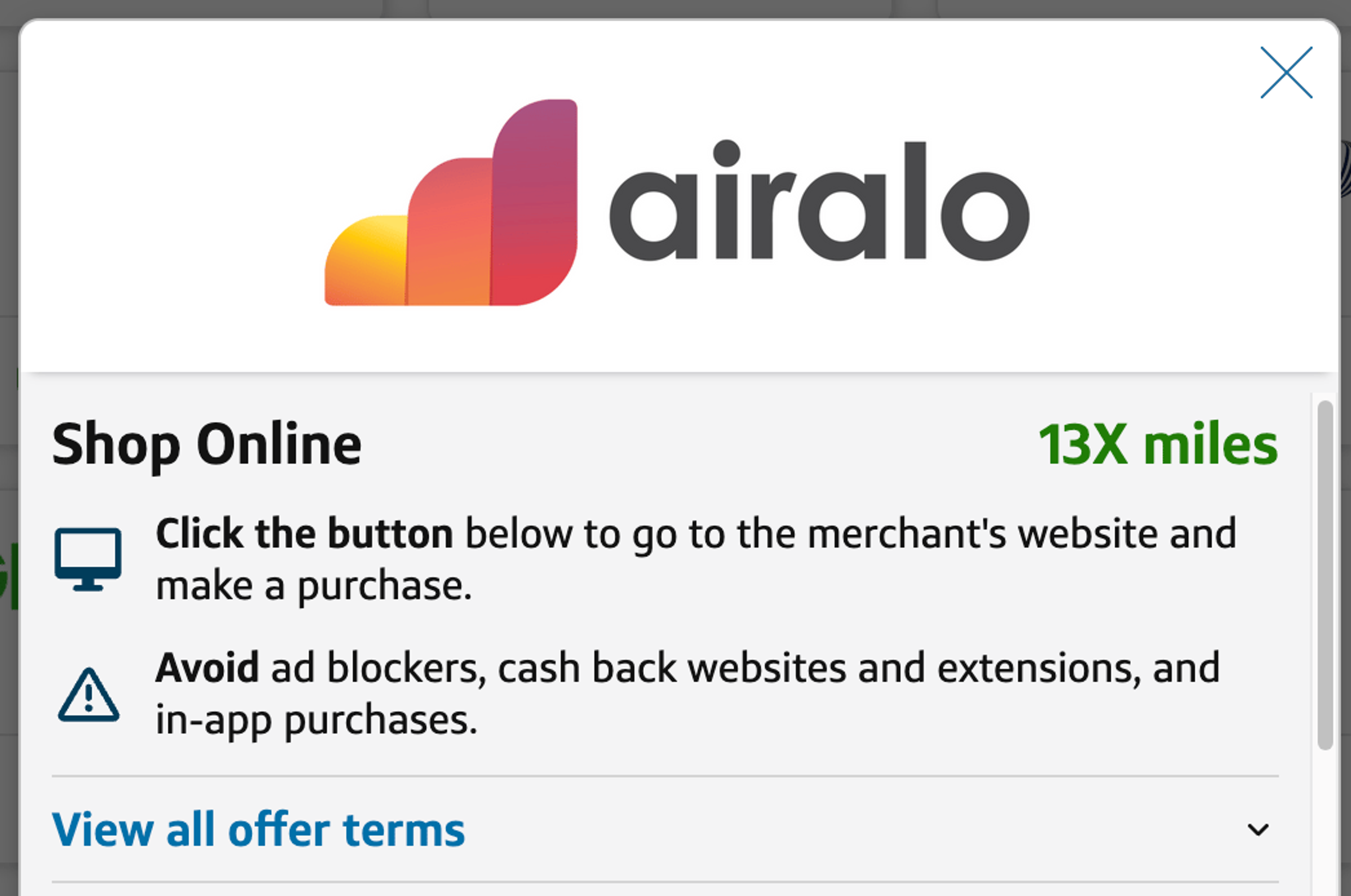 Earn 13x Capital One miles at Airalo