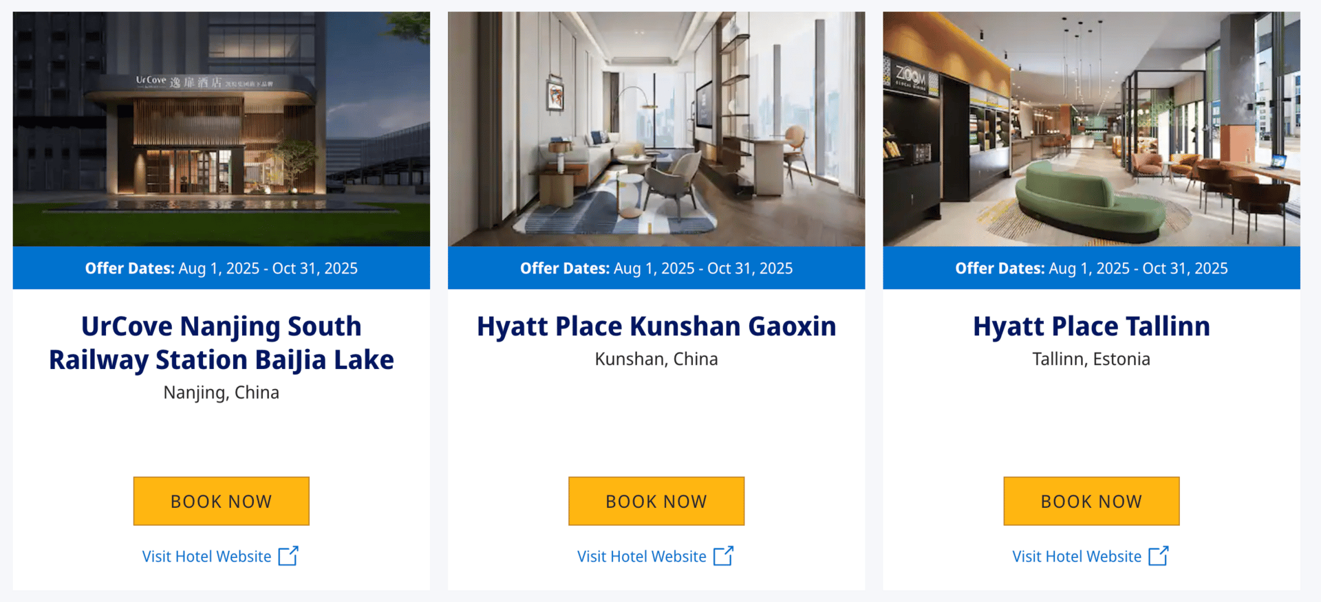 Hyatt new hotels promo