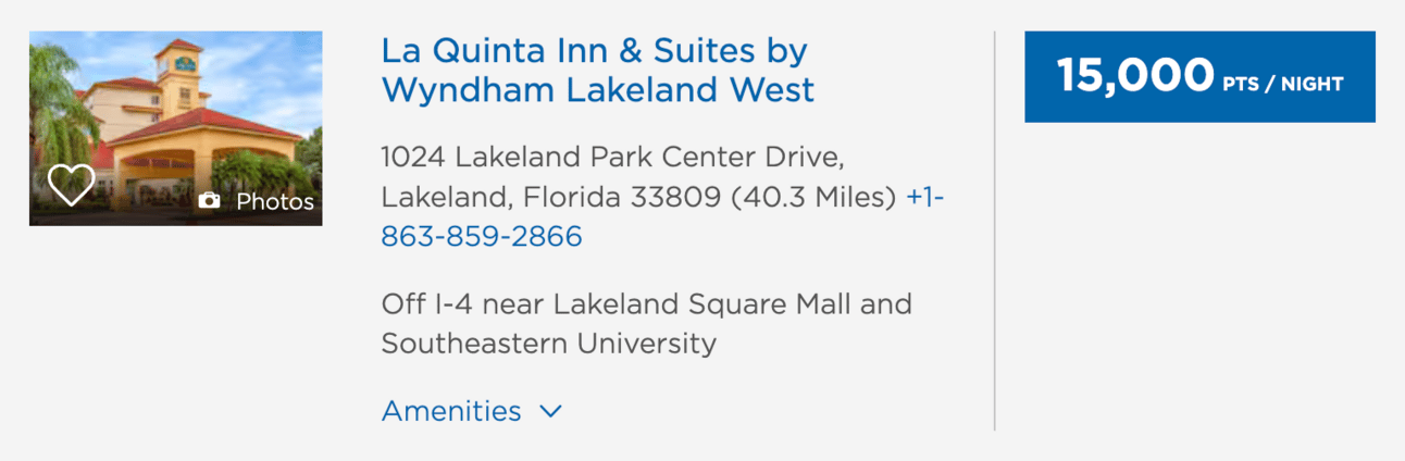 Wyndham booking
