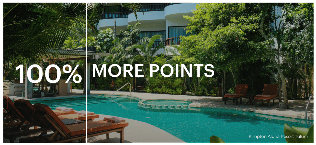 Buy IHG points with a 100% bonus
