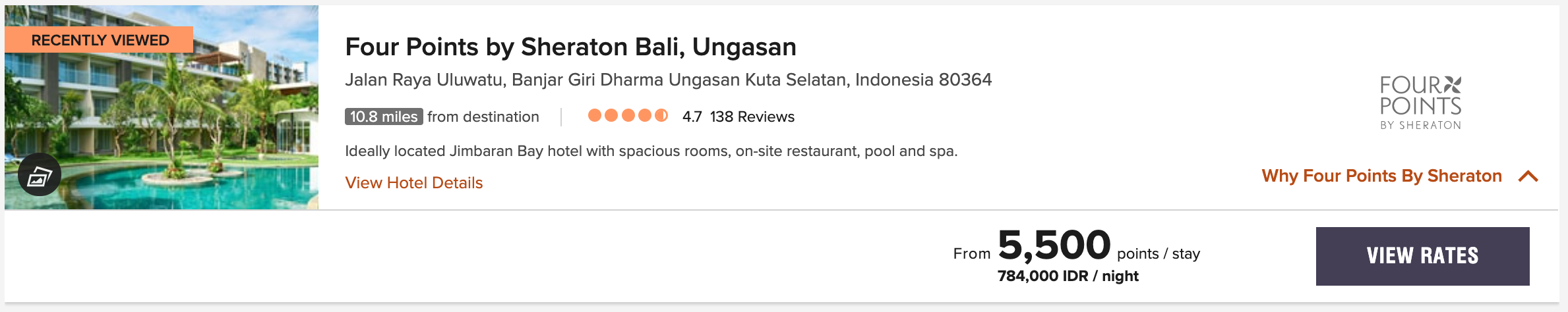 sample marriott booking