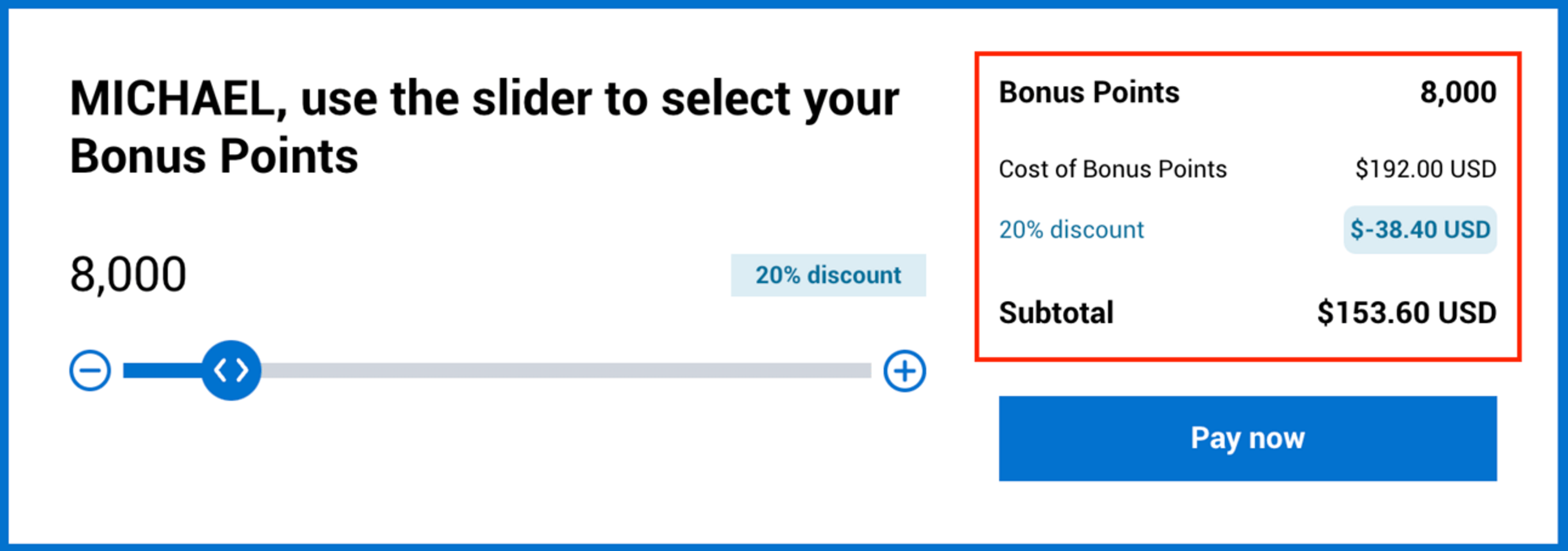 Buy 8,000 points for $154